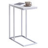 BEISTELLTISCH DEBORA - Weiß, Holzwerkstoff (26/46/61cm) - IDIMEX