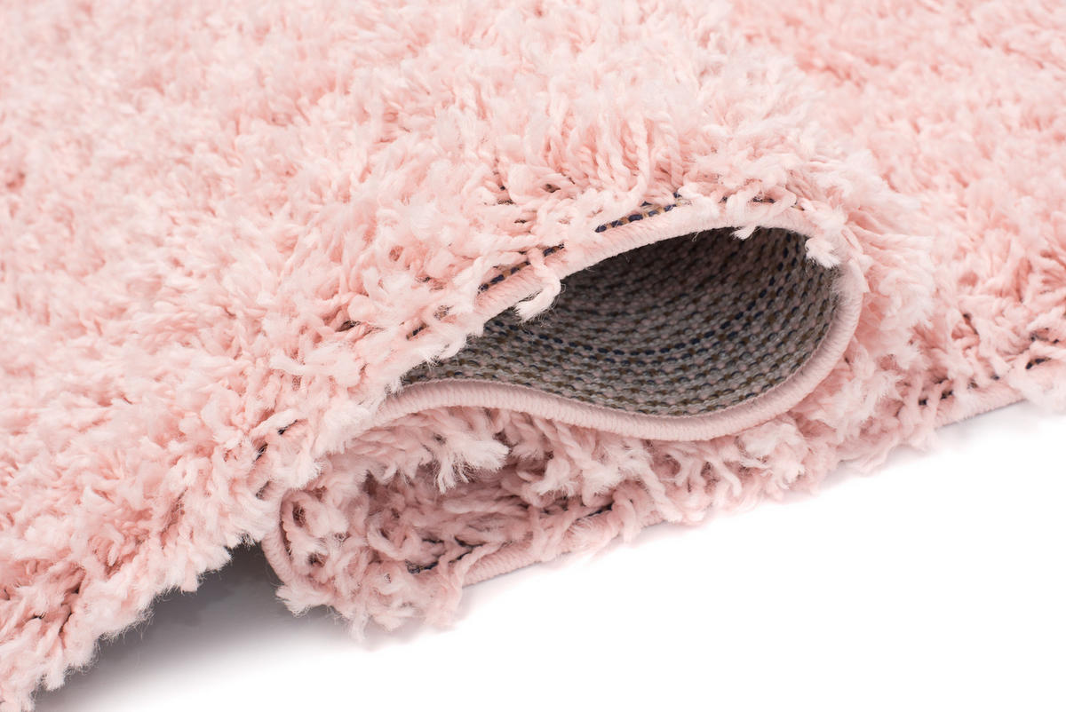 TEPPICH ESSENCE SQUARE Rosa 160/160 cm - Rosa, Kunststoff (160/160cm) - Tapiso