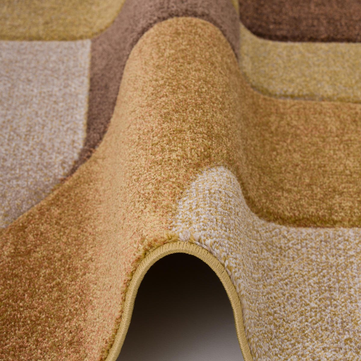 DESIGNER TEPPICH MAUI MODERN - Beige, Textil (120/170cm) - Pergamon