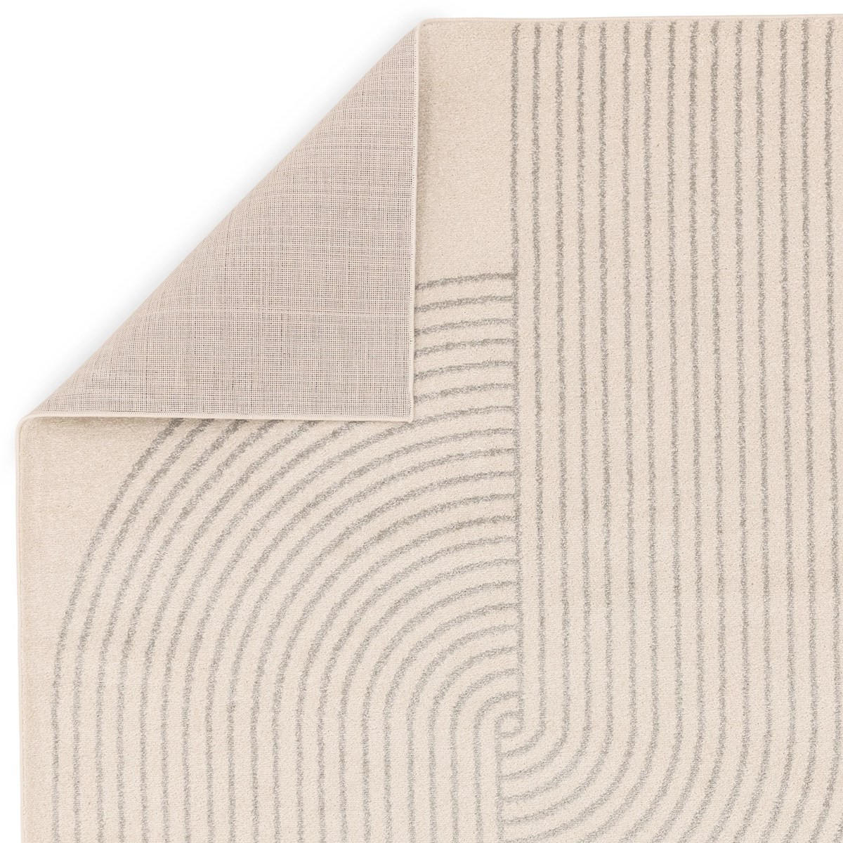 TEPPICH Moderner flachgewebter ARCHY Beige 120 x 170 cm - Beige, Textil (120/170cm) - Novatrend