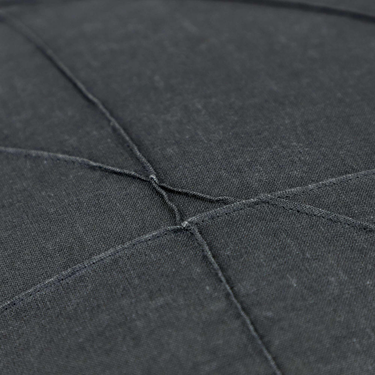 ZIERKISSENHÜLLE PLEAT - Anthrazit, Textil (45/45cm) - Schöner Wohnen