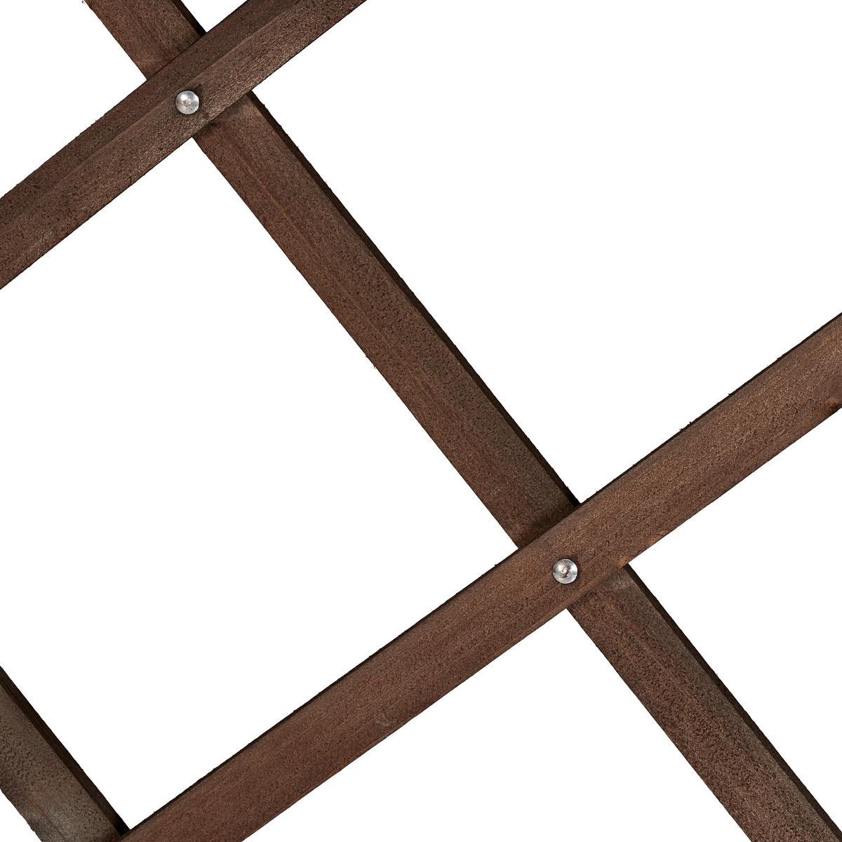 3XRANKGITTER - Braun, Holz (46/270/1cm) - Relaxdays