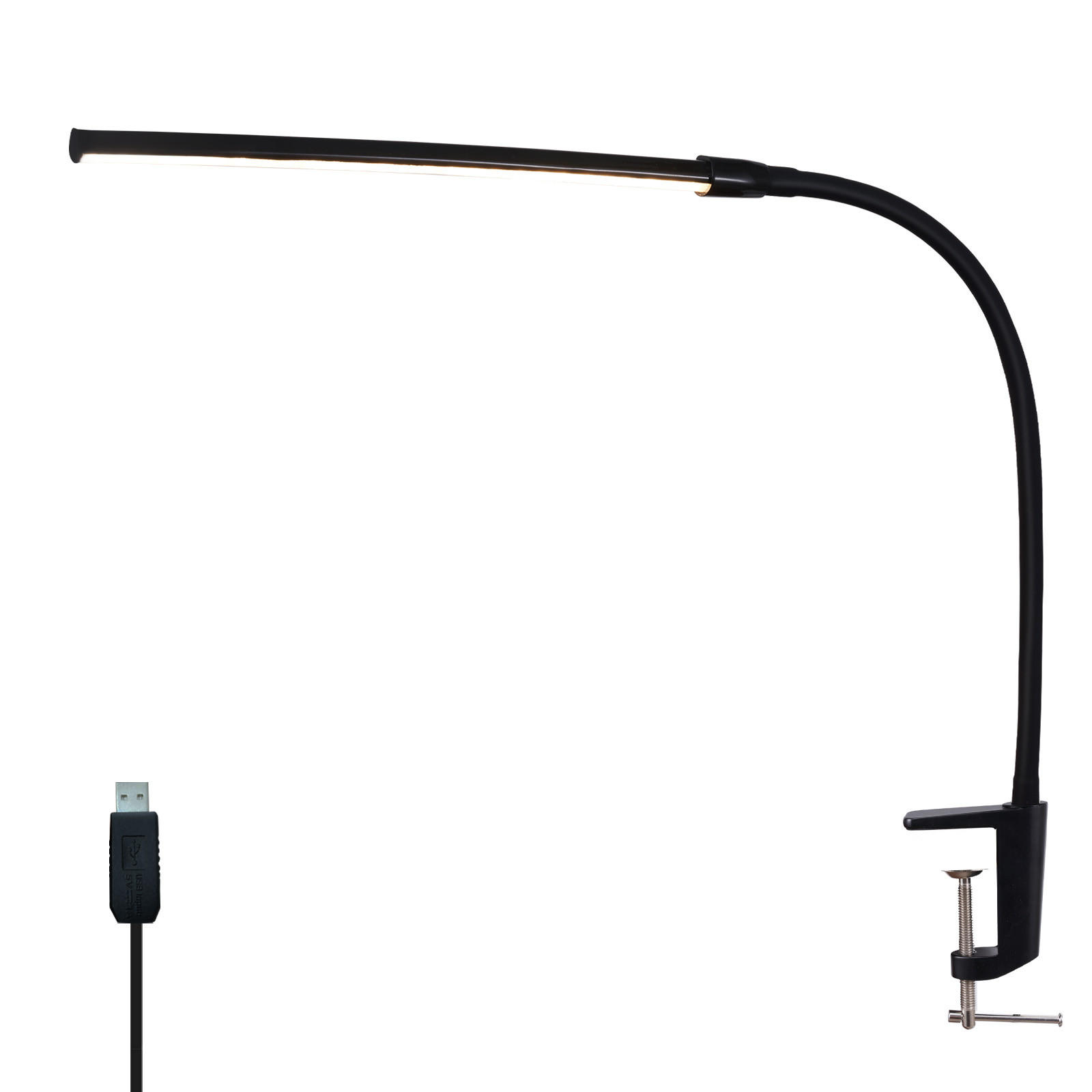 LED TISCHLEUCHTE Nathan - Schwarz, Metall (3.1/80.8/80.8cm) - Nettlife