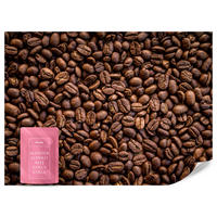 FOTOTAPETE für Esszimmer Kaffee Kaffeebohnen 3D 200x140 - Braun, Papier (200/140cm) - Muralo