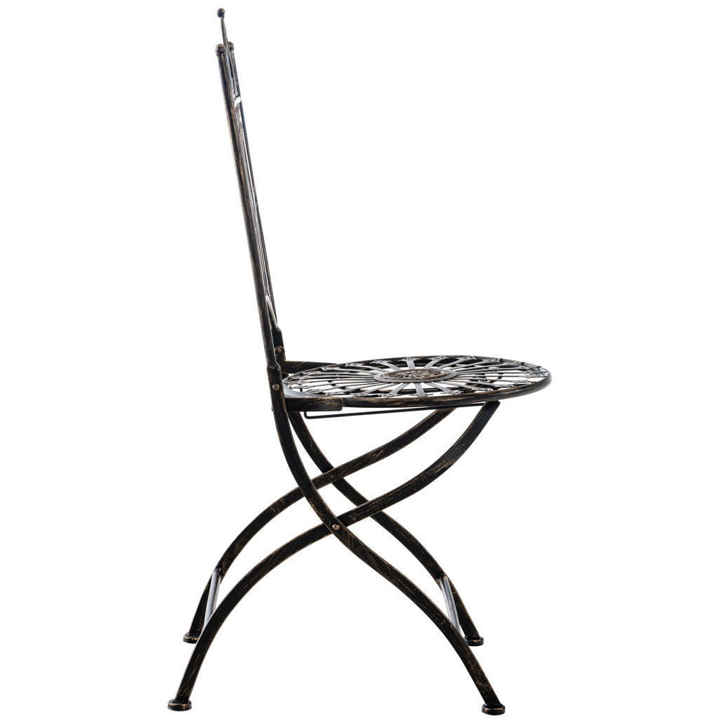 Thumbnail - CLP Gartenklappstuhl, Bronze, Metall, 39x94x53 cm, Gartenmöbel, Gartenstühle, Gartenklappstühle