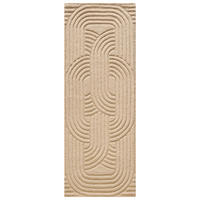 WOLLTEPPICH-LÄUFER Nuria Beige 70x200 cm - Beige, Textil (70/200cm) - benuta Pure