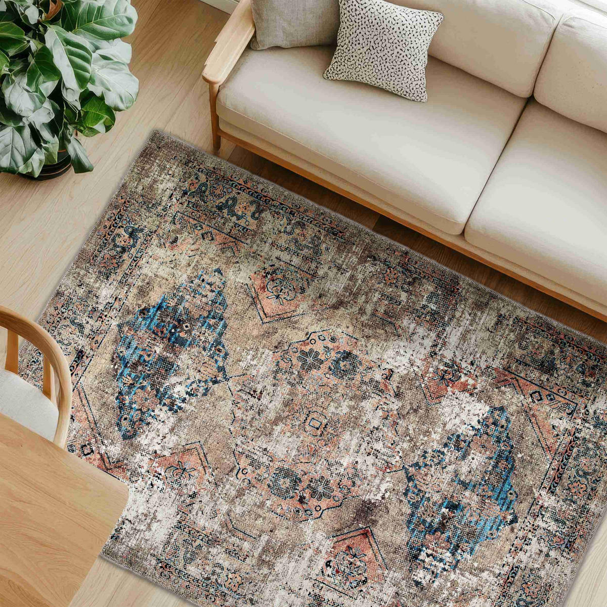 KURZFLORTEPPICH PIPER - Creme, Textil (120/180cm) - Astra