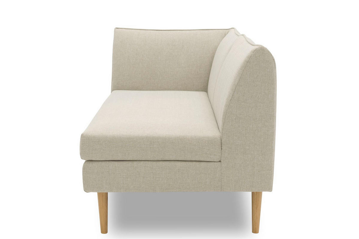 GARTENLOUNGE-SOFA 2-Sitzer Links Braelyn 159x82x82 Outdoorbezug sand - Sandfarben, Kunststoff (159/82/82cm) - 58aufmkessel