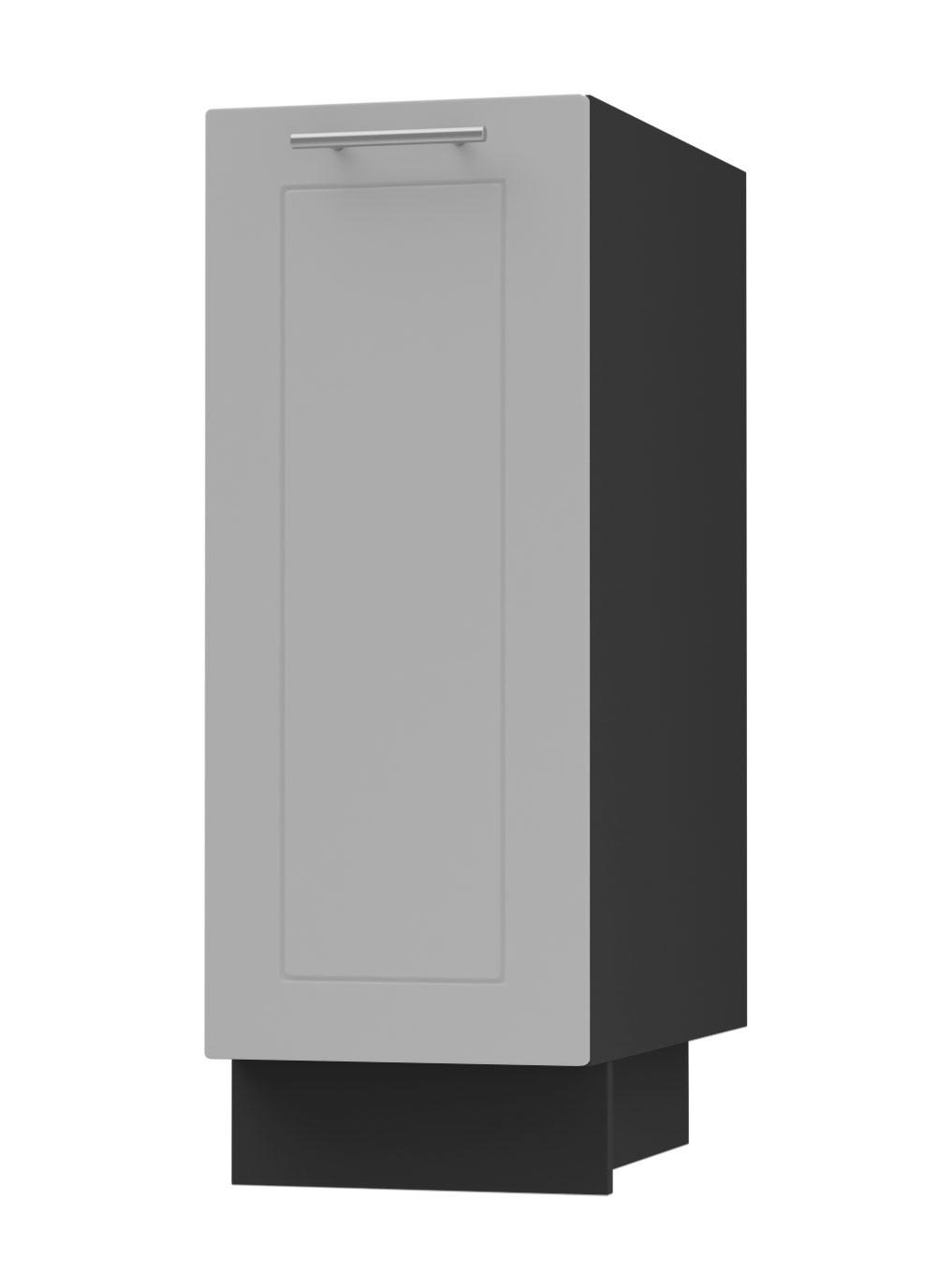 Feldmann-Wohnen Unterschrank Grau, Schwarz 30x82x50 cm