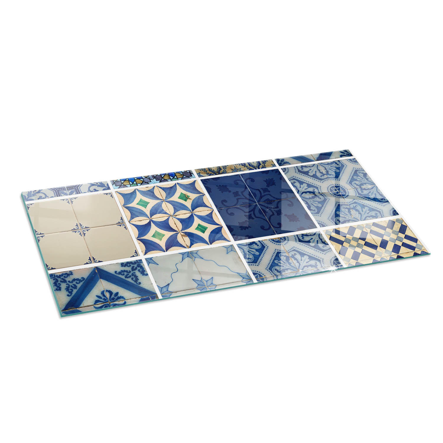 ArtPrintCave Glasplatte Blau 125x50x0.4 cm