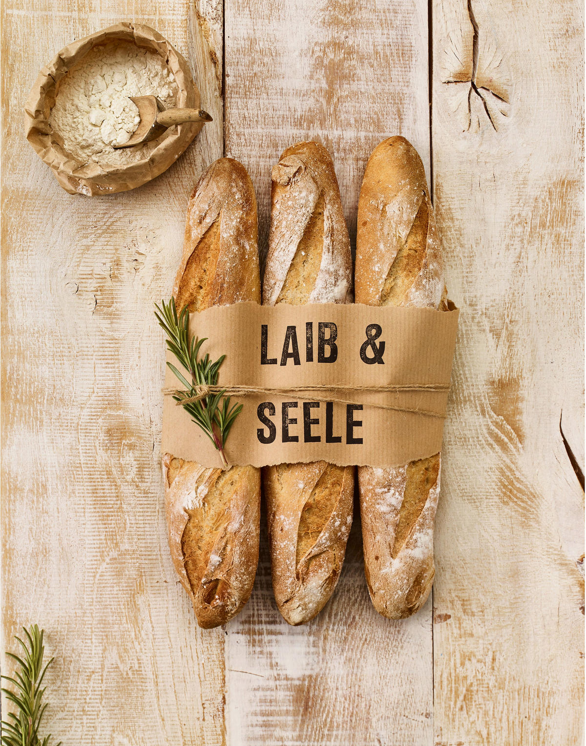 BROTBACKFORM Baguetteform / Backblech Laib & Seele für 3 Baguettes - Grau, Keramik (30/5/40cm) - Birkmann