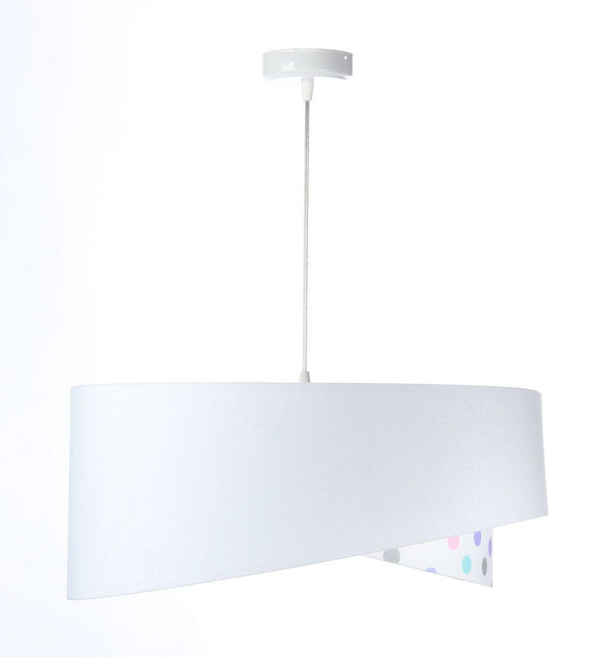 HÄNGELEUCHTE Weiß 50/23 cm - Weiß, Kunststoff (50/1/23cm) - ONZENO