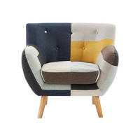 SESSEL mit gerader Rückenlehne - 1 Person - Stoff - Mehrfarbig - - Multicolor, Textil (88/81/80.5cm) - Vente-Unique