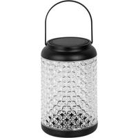 LED-SOLAR-GARTENLEUCHTE Tischleuchte schwarz - Weiß, Kunststoff (5/5/5cm) - Northpoint
