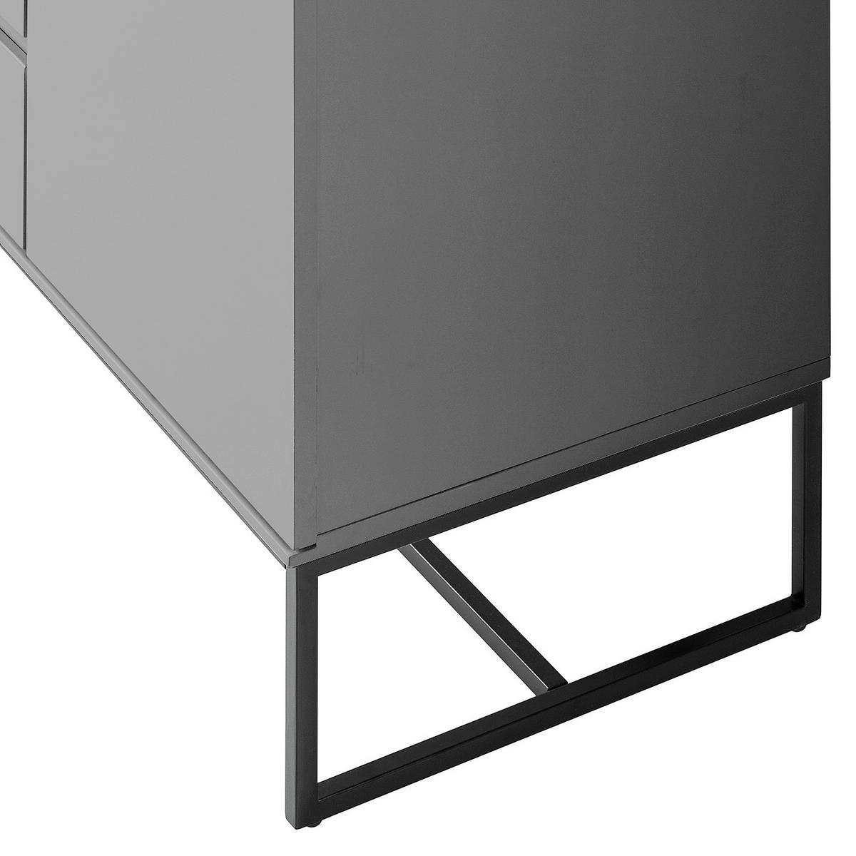 SIDEBOARD - Grau, Holzwerkstoff (165/86/40cm) - home24