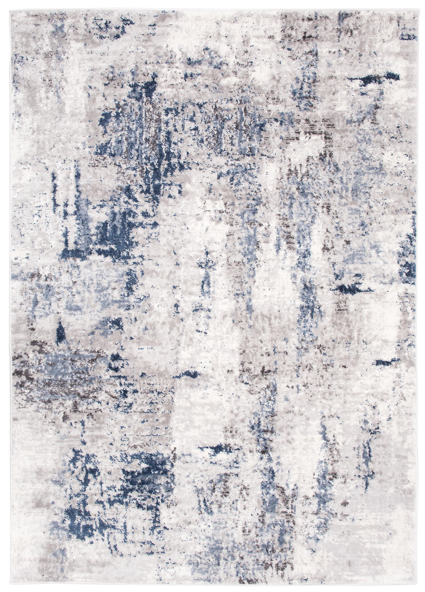 TEPPICH SKY Grau Blau 250/350 cm - Blau/Grau, Textil (250/350cm) - Tapiso