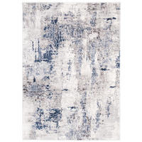 TEPPICH SKY Grau Blau 180 x 250 cm - Blau/Grau, Kunststoff (180/250cm) - Tapiso
