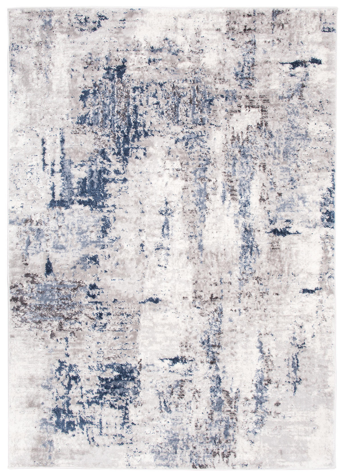 TEPPICH SKY Grau Blau 250/350 cm - Blau/Grau, Textil (250/350cm) - Tapiso