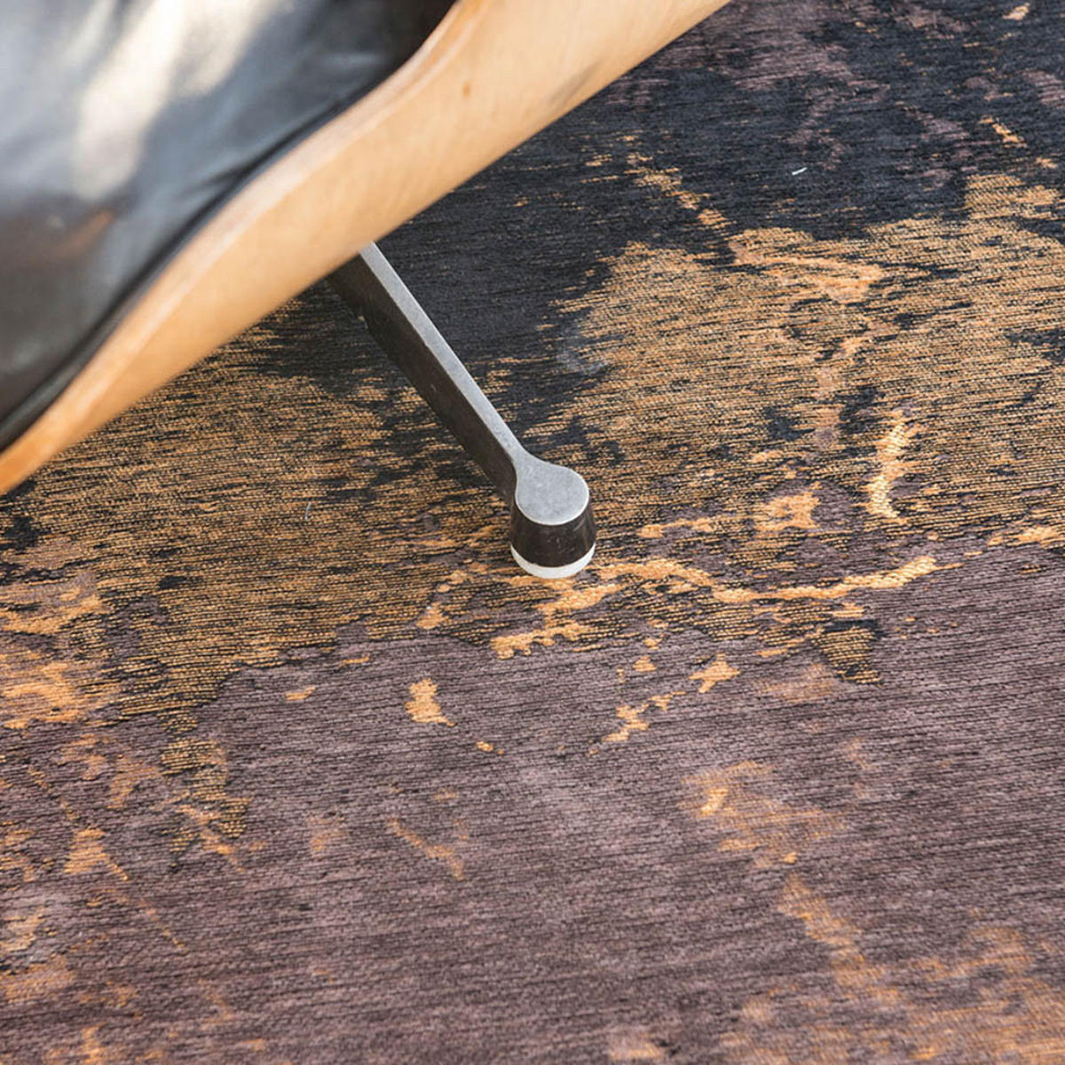 TEPPICH Deep Mine Mad Men Cracks 80/150 cm - Orange, Textil (80/150cm) - Louis De Poortere