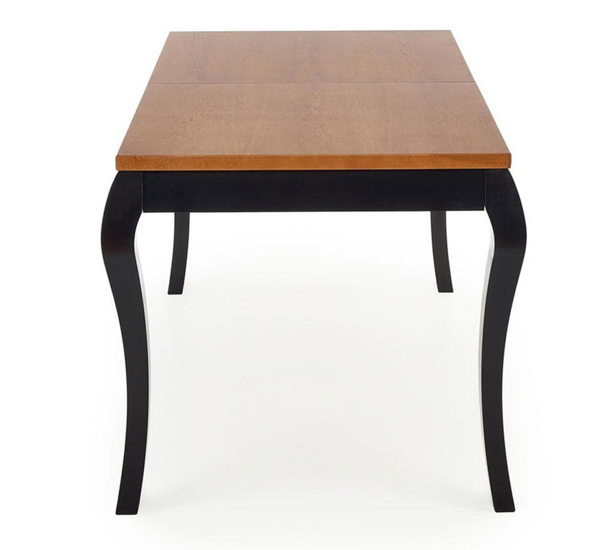 ESSTISCH Windsor Eiche dunkel / schwarz 160-240 / 90 / 76cm - Eichefarben/Schwarz, Holz/Holzwerkstoff (90/240/76cm) - Feldmann-Wohnen