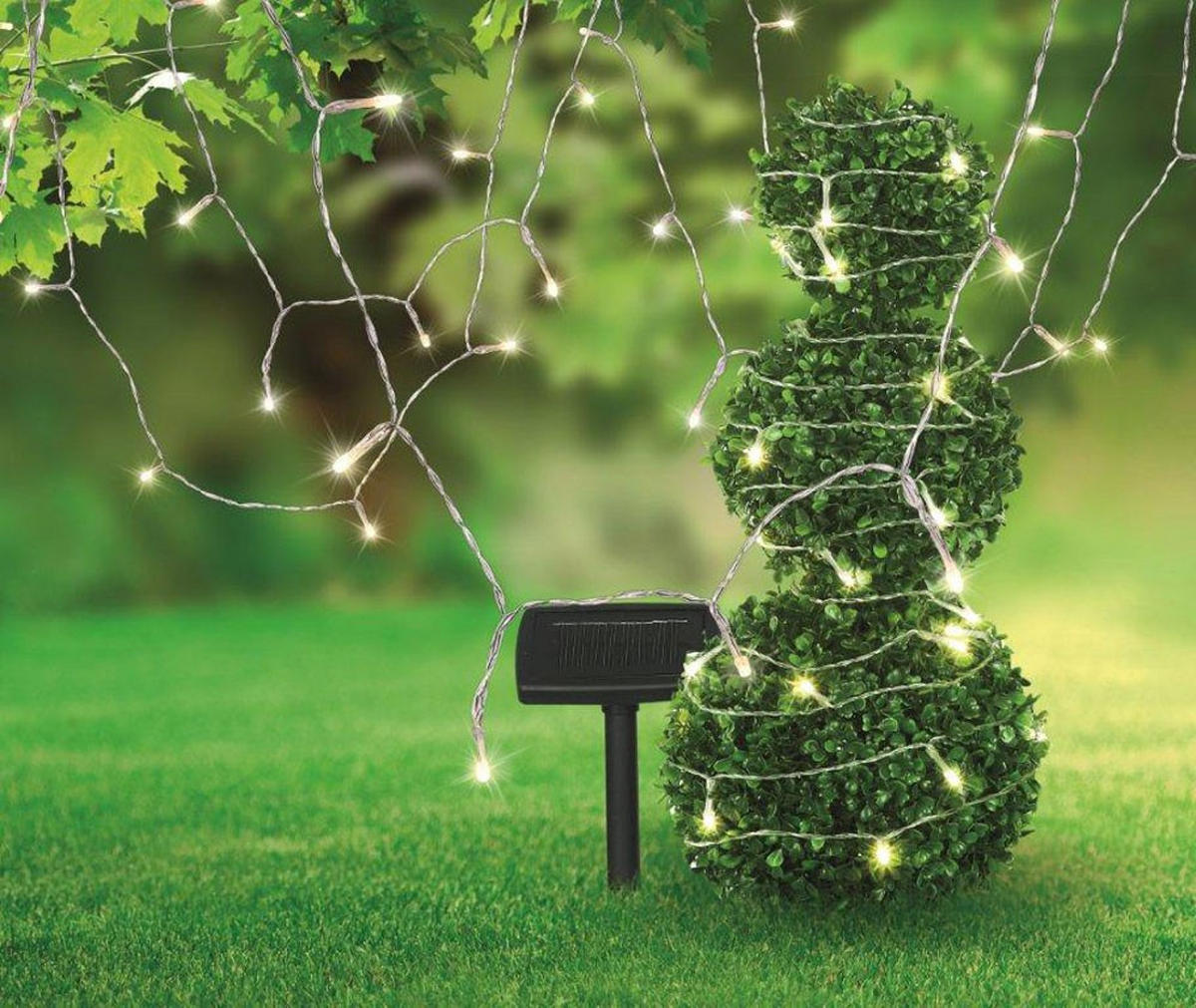 LED AUSSENLEUCHTE Solar Schwarz Klar - Klar, Kunststoff (1000/0.4/5cm) - Globo Lighting