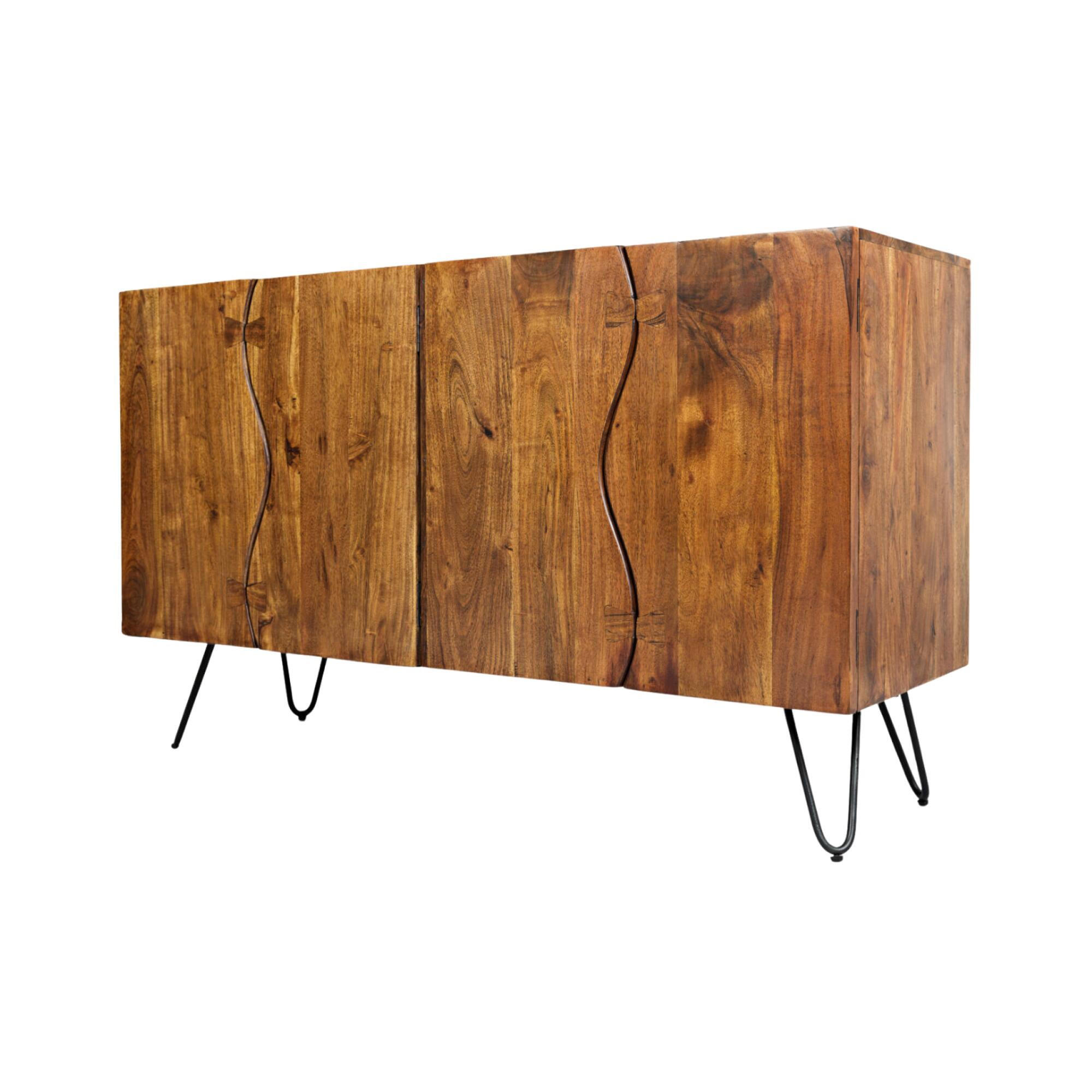 SIDEBOARD AVOLA Braun 137x46x82 cm - Braun, Holz (137/82/46cm) - FURNLUX