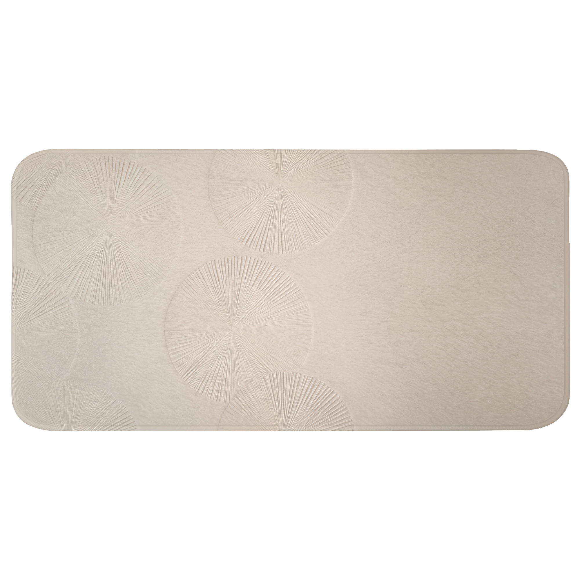 OnlyWow KOUPELNOVÁ PŘEDLOŽKA Japandi - Béžová - Moderní 120x60 cm