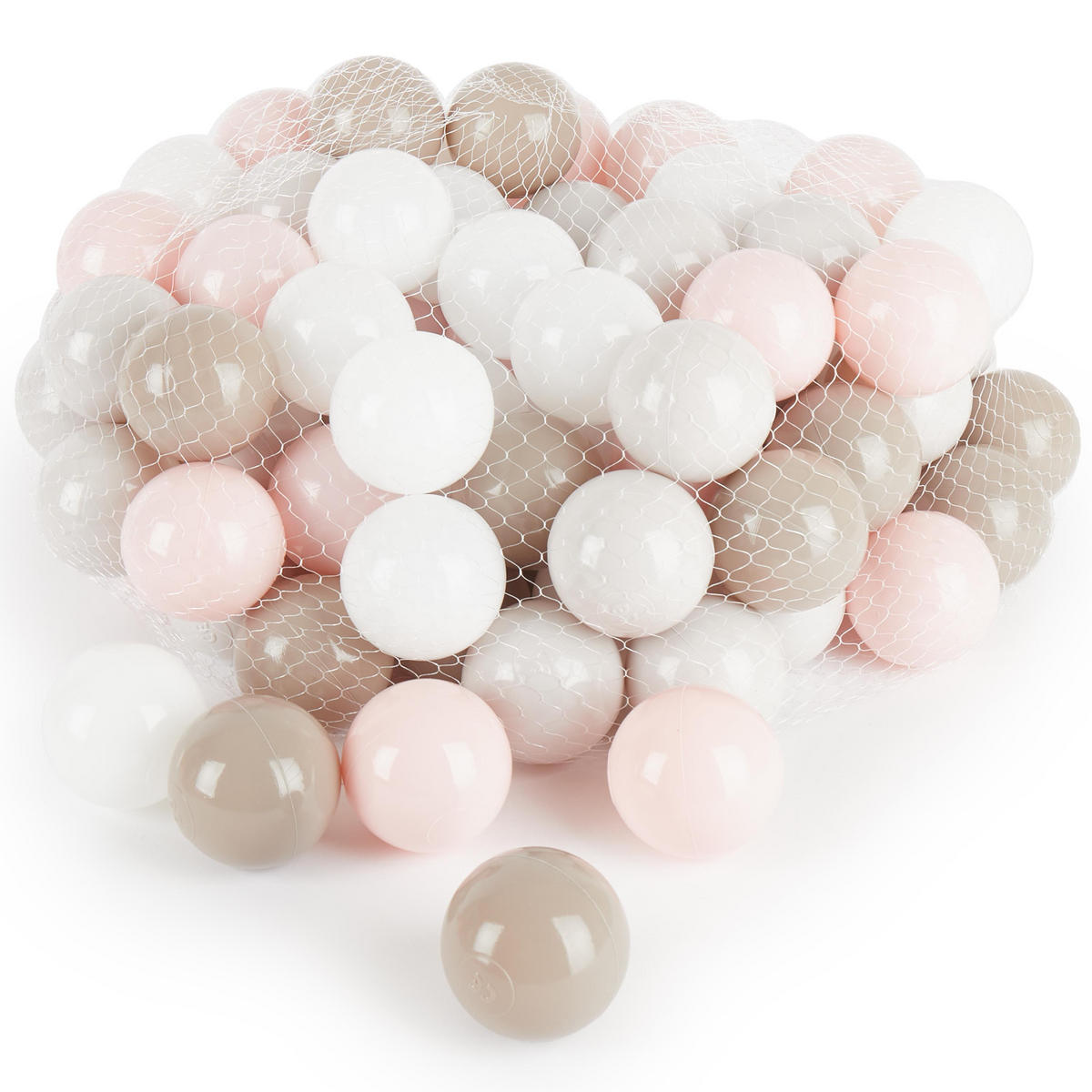 BÄLLE für Bälldebad 100 Stück Cotton - Multicolor, Kunststoff (35/20cm) - Bieco Spielwaren