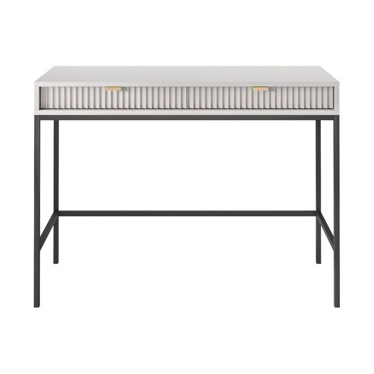 SCHMINKTISCH – T104 – 104 cm – NOVA – Grau - Grau, Holzwerkstoff (50/104/78cm) - hi-markt
