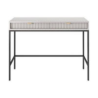 SCHMINKTISCH – T104 – 104 cm – NOVA – Grau - Grau, Holzwerkstoff (50/104/78cm) - hi-markt