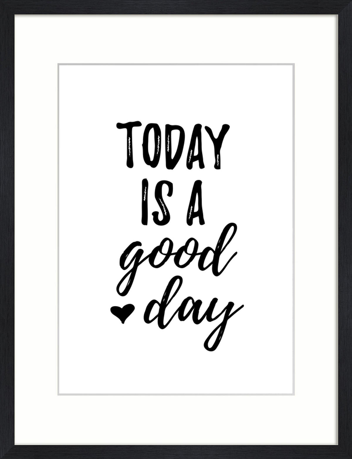 BILDERRAHMEN 30x40 cm Schwarz Matt - Weiß, Holz (32/42/2cm) - artissimo