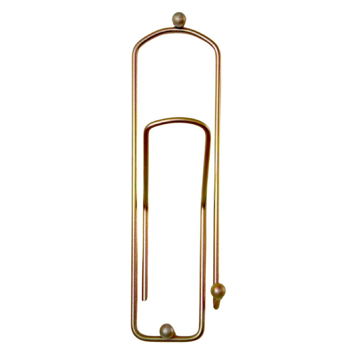 WANDHAKEN Metall Messing 32 cm - Messingfarben, Metall (9/32/8cm)