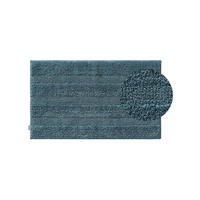BADEMATTE Ilka Petrol 50x80 cm - Petrol, Textil (50/80cm) - benuta Nest