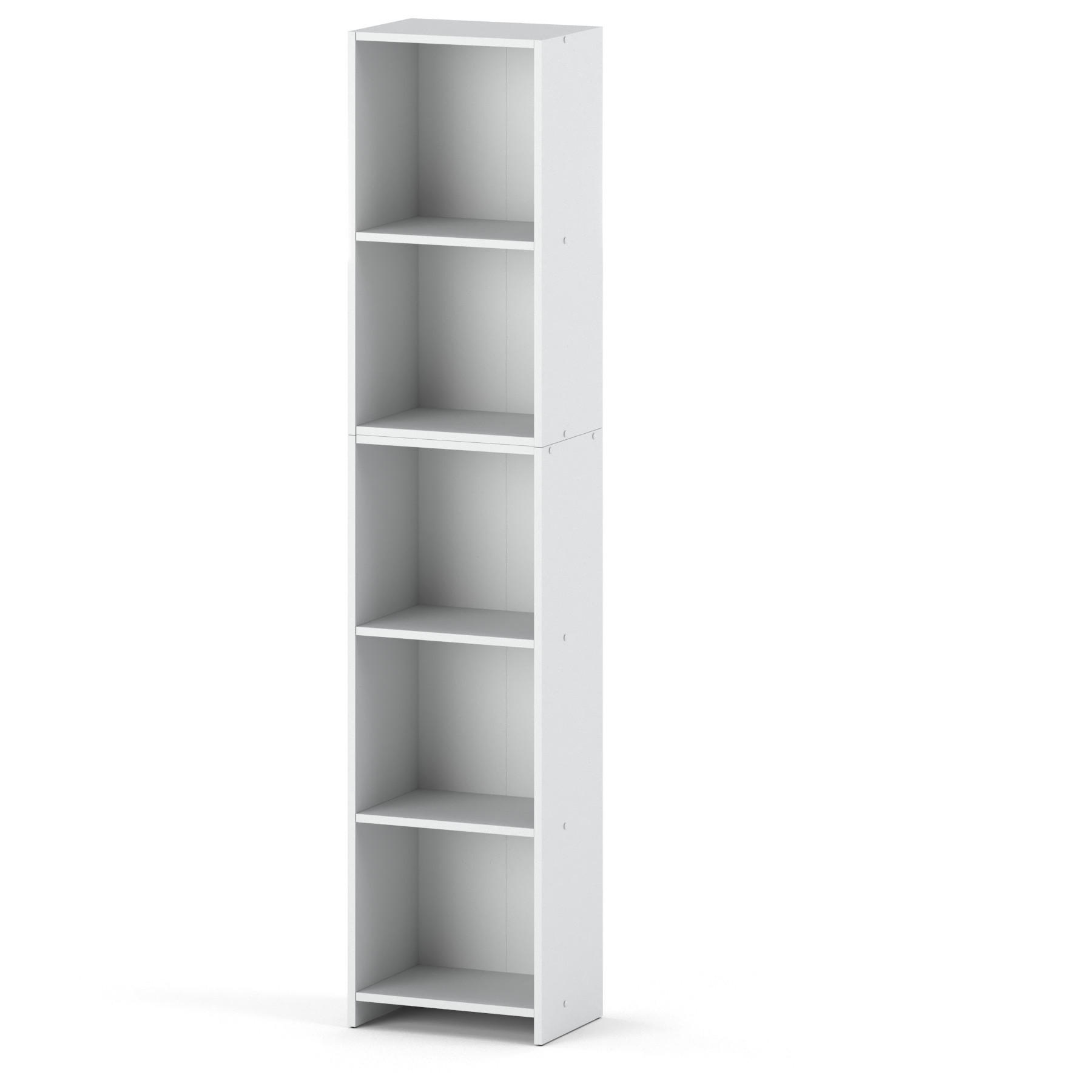 BÜCHERREGAL - weiß - Weiß, Holz (40/189.4/30.4cm) - Stiv Meble