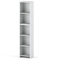 BÜCHERREGAL - weiß - Weiß, Holz (40/189.4/30.4cm) - Stiv Meble