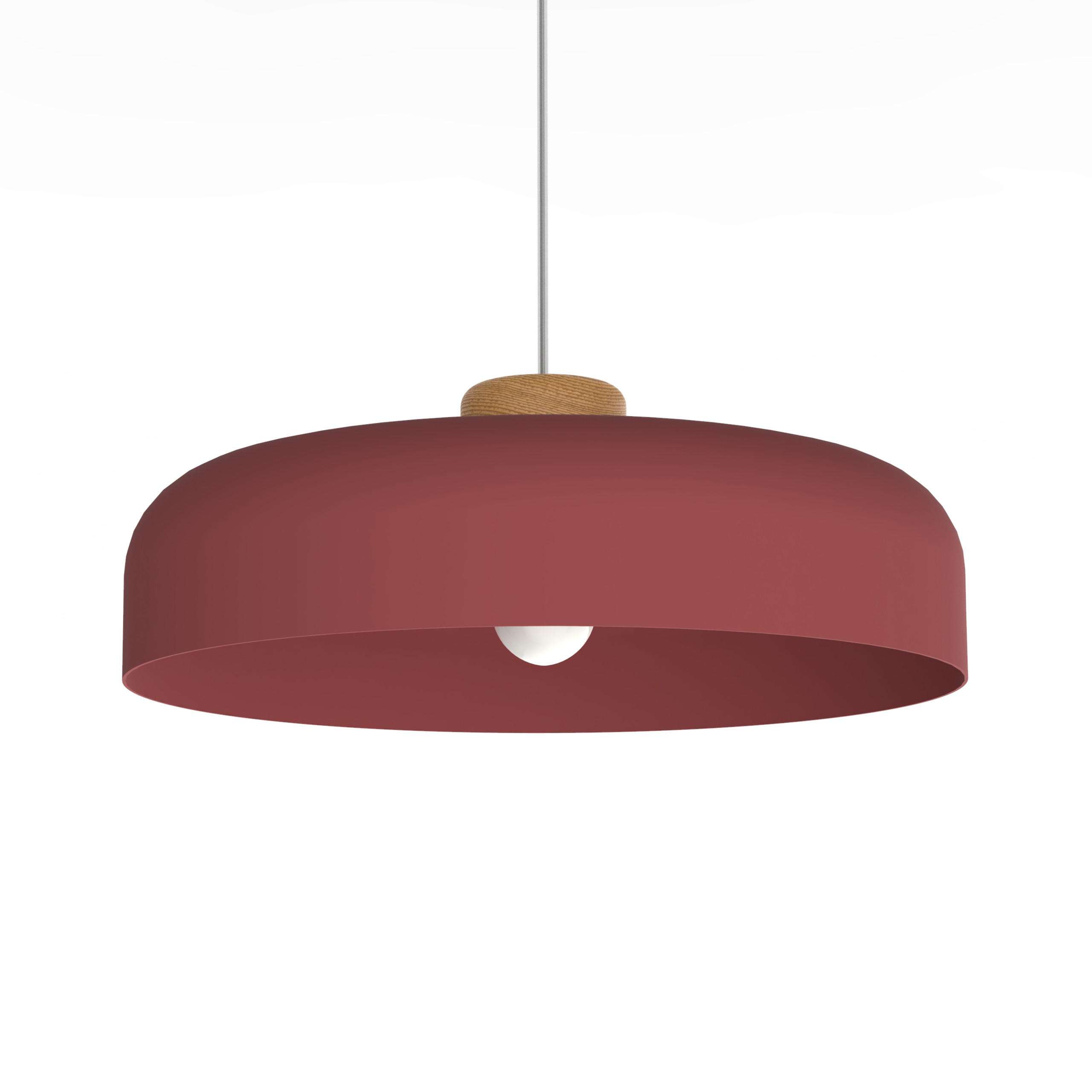 HÄNGELEUCHTE - Rot, Metall (40/40/10cm) - Lumicom