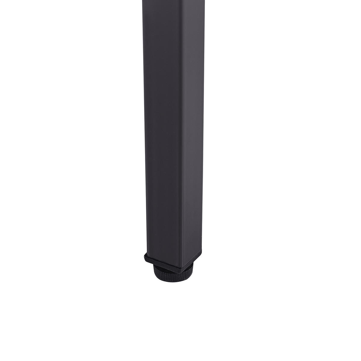 AKTENSCHRANK schwarz 2 Türen Huron - Schwarz, Metall (40/102/40cm) - Beliani
