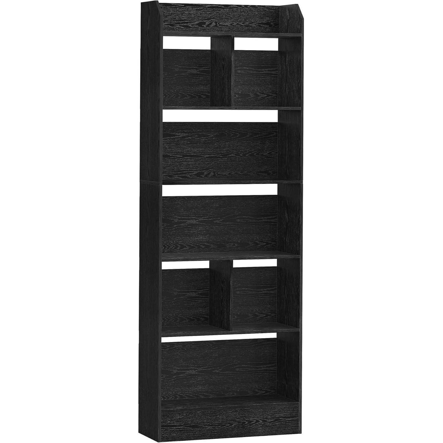 XXXLutz Bücherregal Schwarz 60x170x24 cm