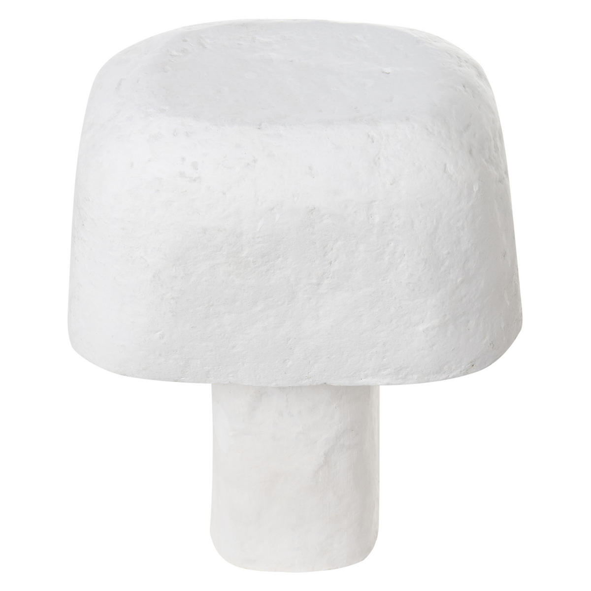 TISCHLEUCHTE Weiß Carrasco - Weiß, Papier (30/30/43cm) - Beliani