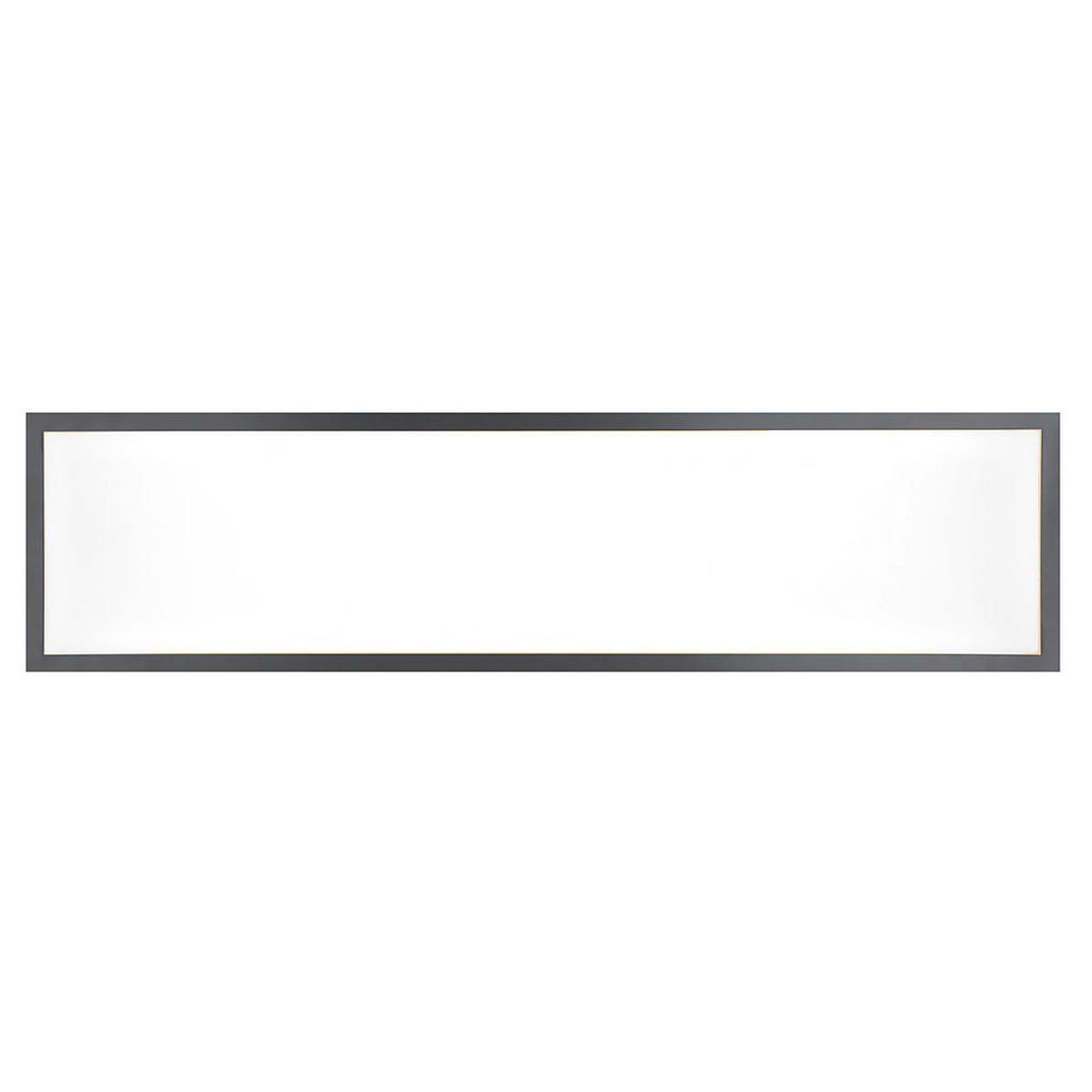 LED DECKENLEUCHTE Doro Grau Aluminium - Grau, Metall (80/20/7.5cm) - Globo Lighting