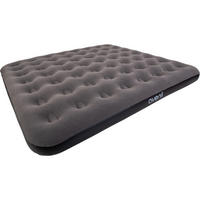 LUFTBETT Luftmatratze Camping CloudCoil grau 203x183x22cm - Grau, Kunststoff (183/203cm) - Avenli
