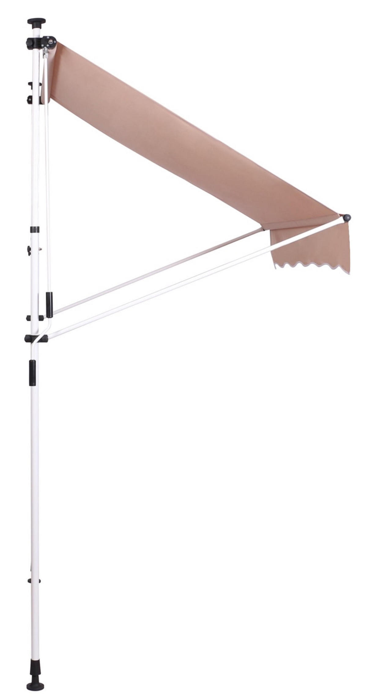 KLEMMMARKISE Wendy 350x120 cm beige - Naturfarben, Metall (350/220/120cm) - TPFGarden
