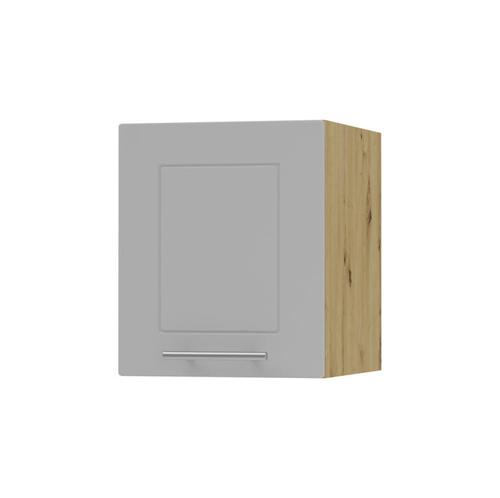 KLAPPHÄNGESCHRANK Kvantum W4B/40 Dust Grey Matt / Eiche Artisan Matt 40 / 32,5 / 36cm - Eiche Artisan/Grau, Holz/Holzwerkstoff (40/36/32.5cm) - Feldmann-Wohnen
