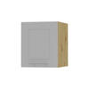 KLAPPHÄNGESCHRANK Kvantum W4B/30 Dust Grey Matt / Eiche Artisan Matt 30 / 32,5 / 36cm - Eiche Artisan/Grau, Holz/Holzwerkstoff (30/36/32.5cm) - Feldmann-Wohnen