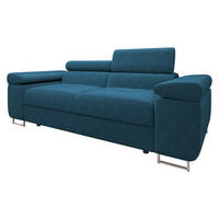 SOFA Torezio 2 Cord - Blau, Holz/Textil (198/90/102cm) - MIRJAN24