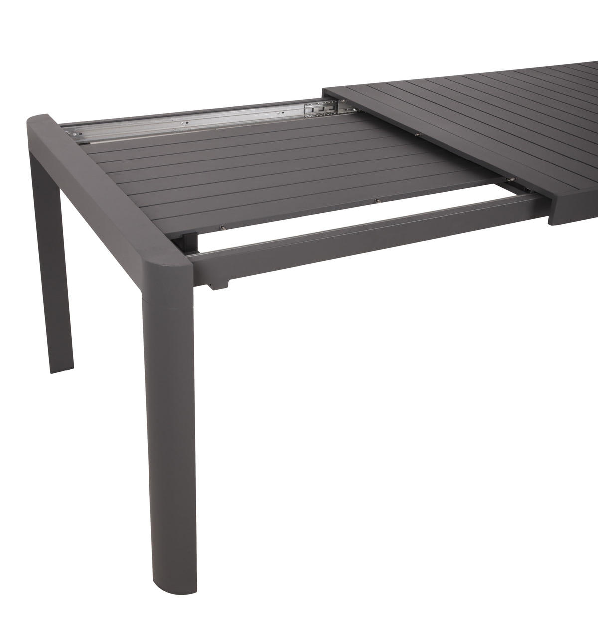 GARTENTISCH Ellen Ausziehtisch - Anthrazit, Metall (255/100/75cm) - DELUKE