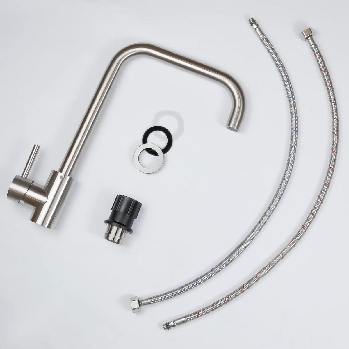 KÜCHENARMATUR Gislans 4.1/33.3/21.5 cm - Silberfarben, Metall (4.1/33.3/21.5cm) - ZMH