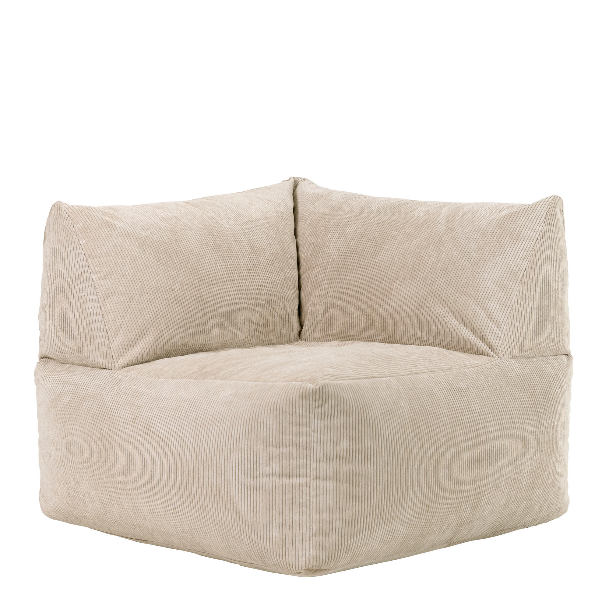 ECK-SITZSACK Tetra, modulares Sofa - Beige, Kunststoff (88/80/88cm) - icon