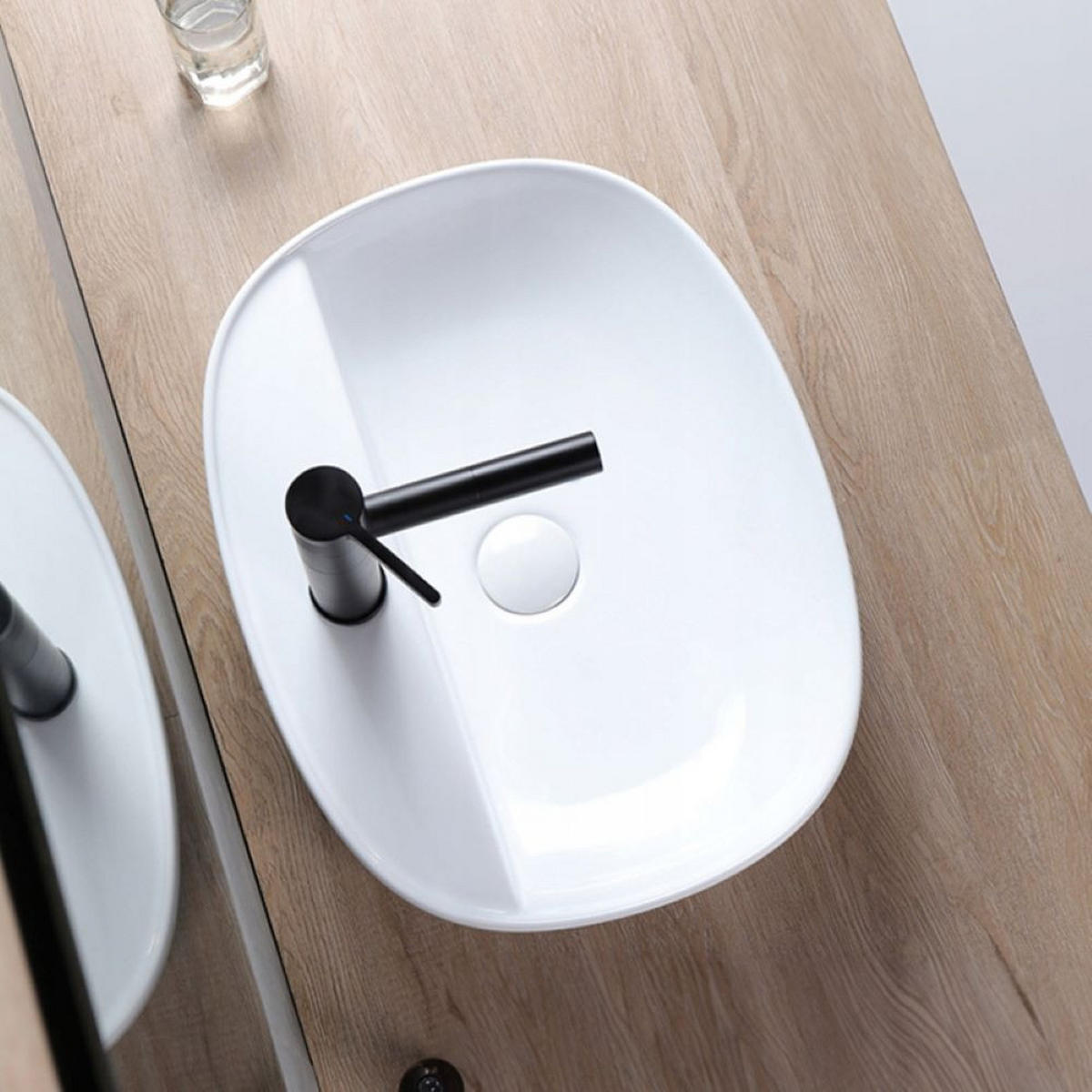 WASCHBECKEN, weiß 60/12/40 cm - Weiß, Keramik (60/12/40cm) - Rexo