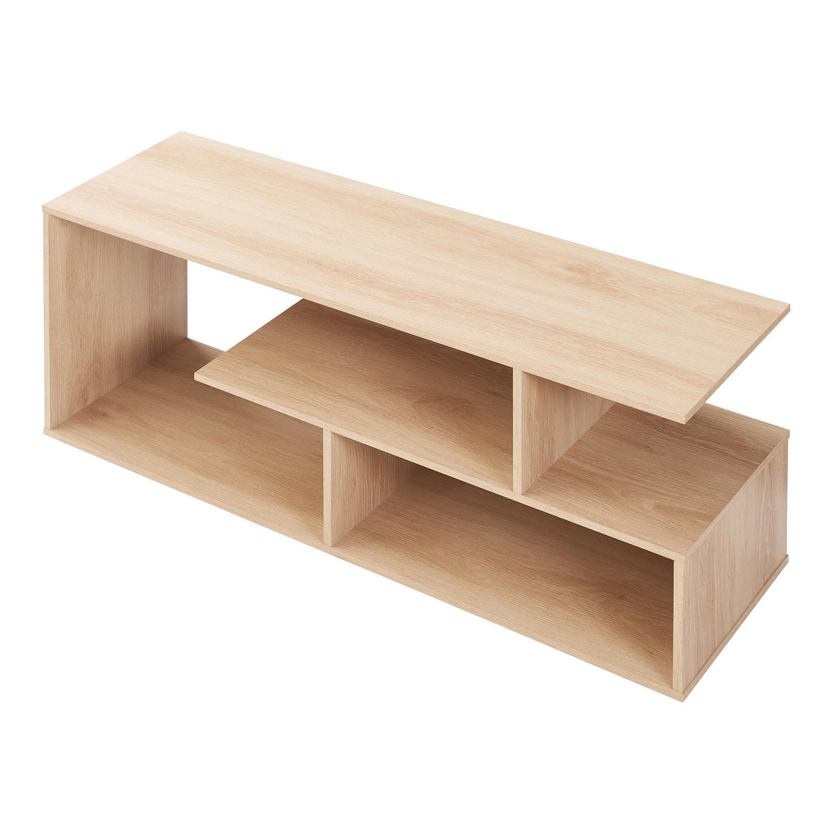 FERNSEHTISCH Anän - Eichefarben, Holzwerkstoff (29.5/42/100cm) - [en.casa]